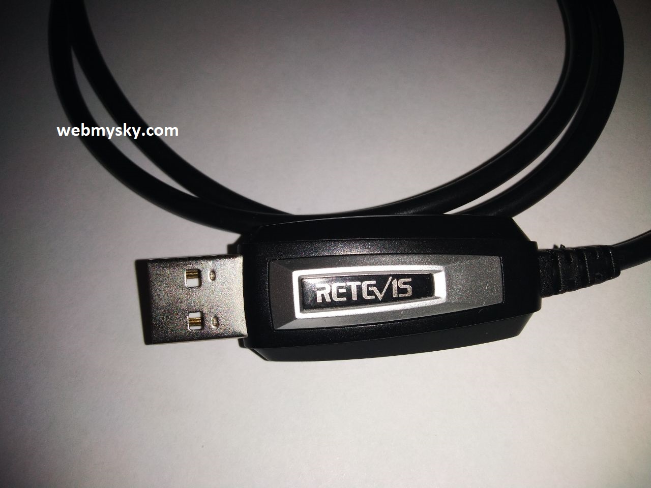 USB Cable for Firmware Updates and Programming of Retevis Radios