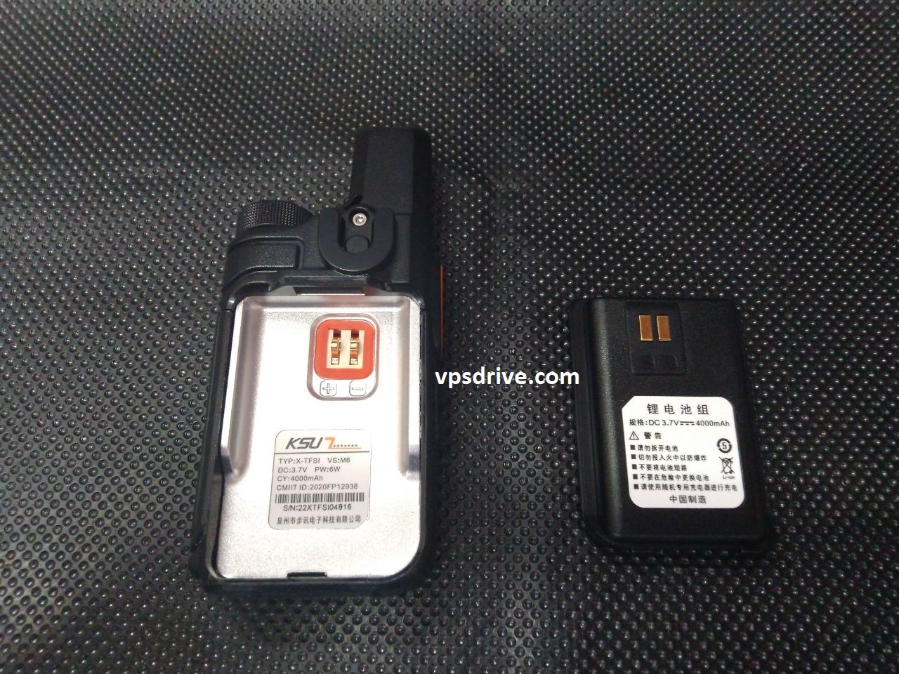 Walkie talkie, radio station KSUN M6 Mini