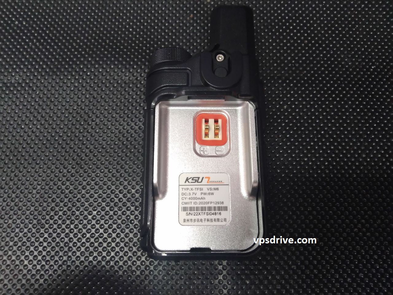 Walkie talkie, radio station KSUN M6 Mini