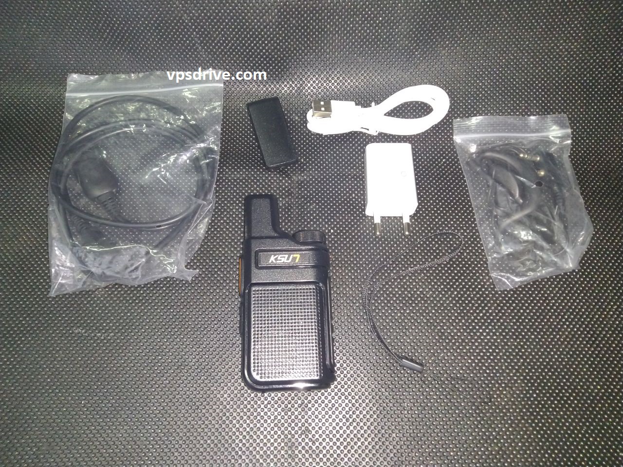 Walkie talkie, radio station KSUN M6 Mini